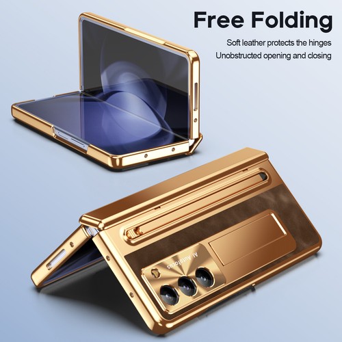 Für Samsung Galaxy Z Fold 6 5 4 Kickstand Hülle mit integrierter Hartglasfolie - Bild 21 von 50