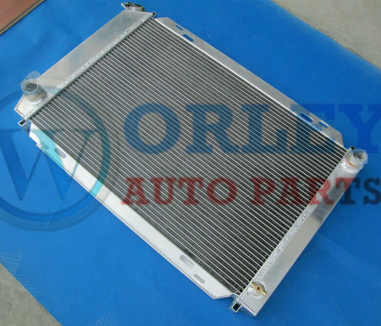 Radiador de aluminio Mustang GT LX 5,0 L V8 302 1979-1993 para Ford pulido 2 filas Foto 4 de 4