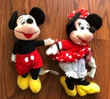 DISNEY - Minnie  Mickey Mouse CLASSIC PAIR - Classic Outfits - Plush Beanies