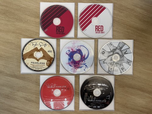 7 Taylor Swift CDs Disc Only, RED, Fearless, Speak Now, World Tour Live (CD&DVD) - 第 2/13 張圖片