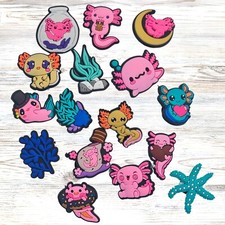 16 Axolotl Shoe Charms, Axolotl Shoe Sandal Charms