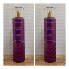 Bath and Body Works WINTERBERRY WONDER Fine Fragrance Mist 8 fl.oz. Lot of 2