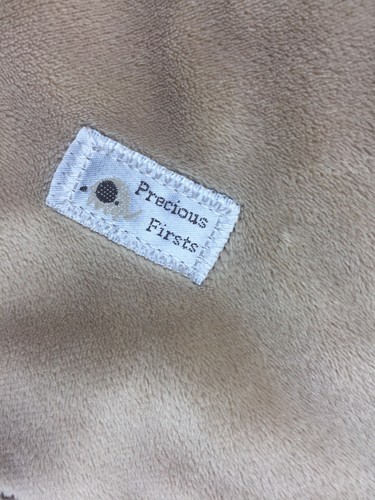 Precious Firsts braun hellbraun Elefant Sicherheitsdecke Rassel - Bild 3 von 7