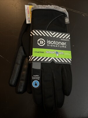 Isotopes Signature Active Smart Touch Women s Black Gloves
