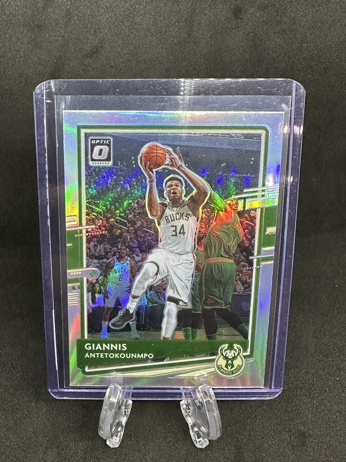 2020-21 Donruss Optic Holo #29 Giannis Antetokounmpo Milwaukee Bucks
