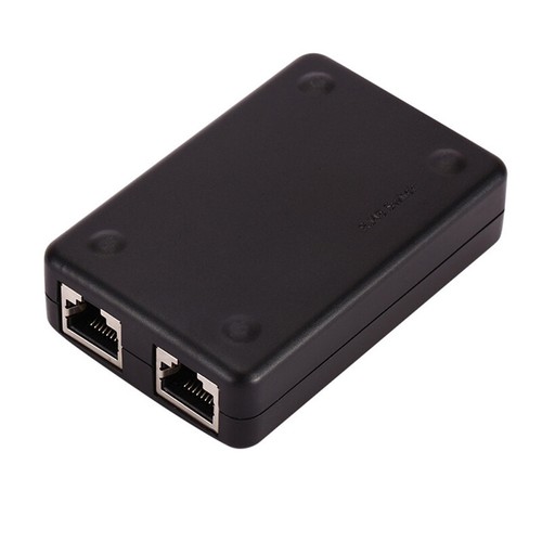 Mini 2 Port RJ45 Lan Hub Network Switch Box Computer Ethernet Internet Adapt-wf - Photo 4/5