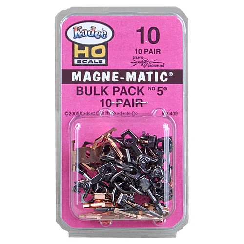 NEW Kadee Bulk Pack 10 pair NO.5 Metal Couplers : HO Scale