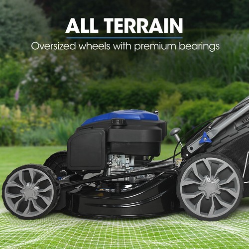 POWERBLADE 22" 224cc Self-Propelled Lawn Mower E-Start Petrol 4-Stroke Lawnmower - Picture 6 of 12