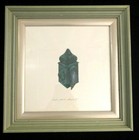 Teal Jewel Boxes I - Framed Wall Art Print, Home Decor 12" x 12"