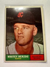 K71,406 - 1961 Topps #106 Whitey Herzog