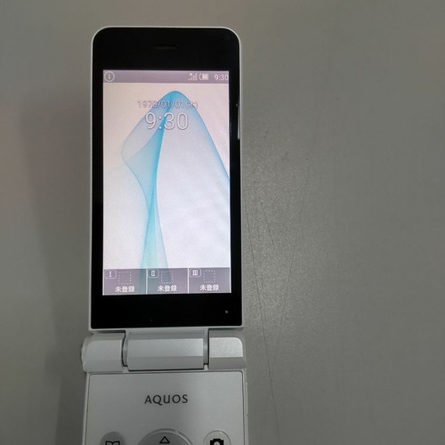 SHARP AQUOS KEITAI SH-N01 8GB Android Flip Phone Sim Free Working White - Picture 2 of 10