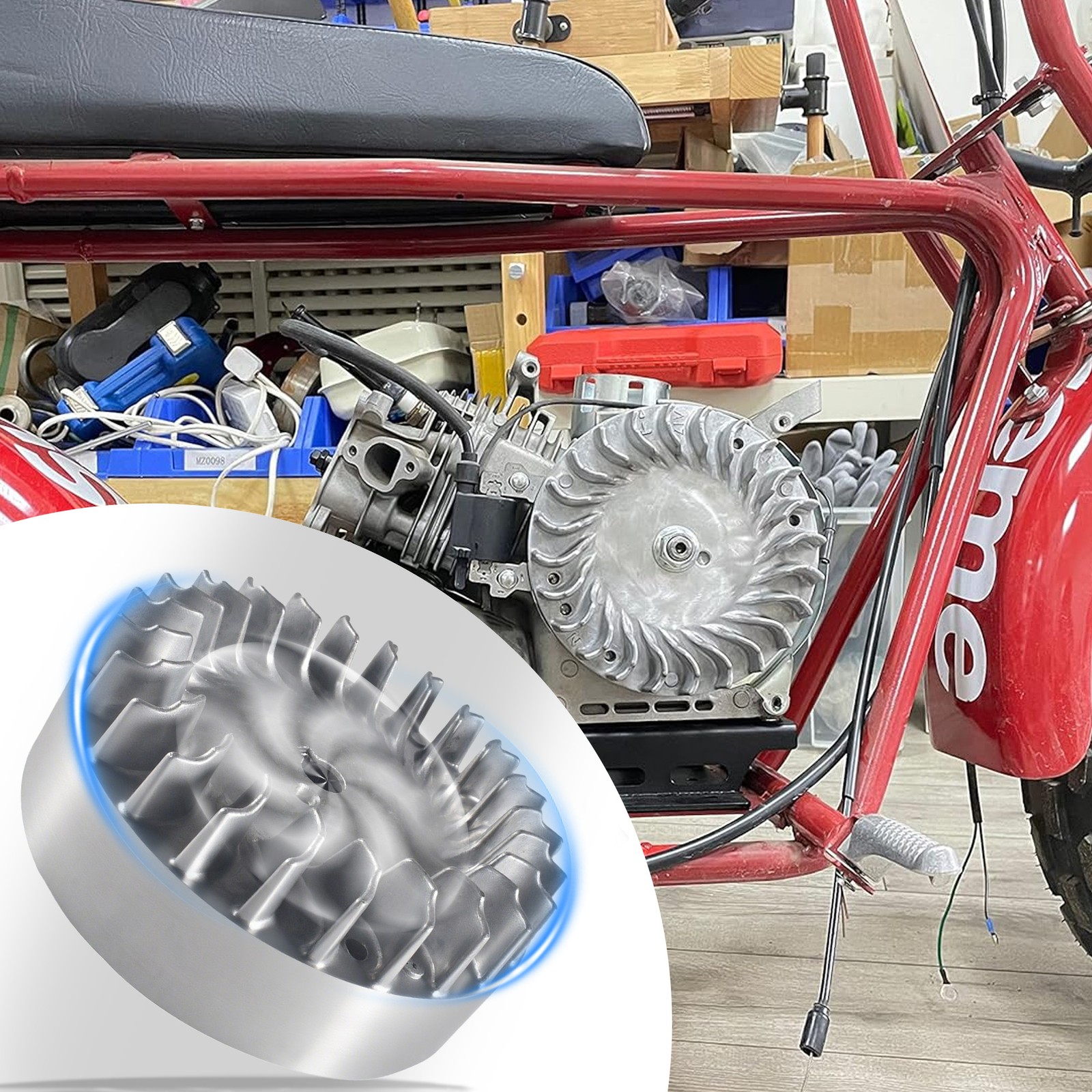 Aluminum Flywheel for Predator 196cc 212cc 224cc Non-Hemi 10K RPM 69730 69736