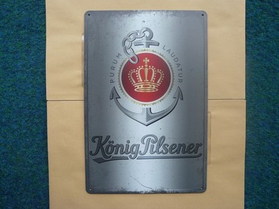 KÖNIG PILSENER BRAUEREI - Blechschild - 30 x 20cm -