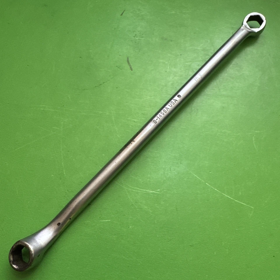 Snap-On Tools USA 6 Point Brake Bleeder Box Wrench SAE 3/8" x 7/16" MPN B-1456A - Image 4 of 4