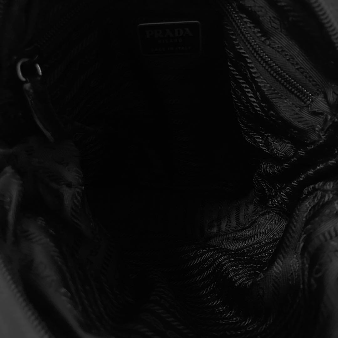 Good Condition PRADA Shoulder Bag Tote Bag Black Nylon thumbnail 4