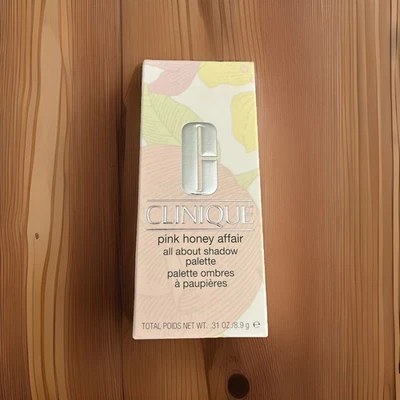 CLINIQUE PINK HONEY AFFAIR ALL ABOUT SHADOW (8 COLORS) OPTHAMOLOGIST TESTED & FF - Image 1 of 4
