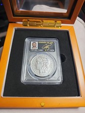 🔥 EXTREMELY RARE STEPHEN CURRY AUTOGRAPH 🔥 MS70 Morgan Dollar! RARE GOLD AUTO!