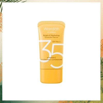 WARDAH Sunscreen Serum 40ml UV Shield Bright-C Hydrating SPF35 PA+++