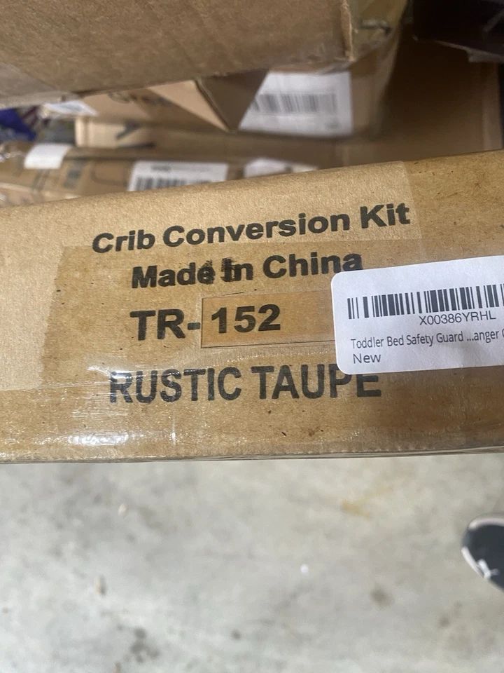 Riel protector de seguridad para cama de niño pequeño para Sorelle convertible (modelo #152, topo rústico Foto 3 de 4