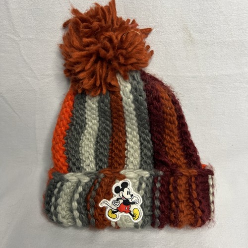 Mickey Mouse Unisex Kids Beanie Knit Hat Fall/Winter Disney, Preowned