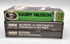 Harry Nilsson Cassette Schmilsson Son of Schmilsson A Little Touch Set Of 3