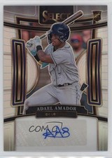 2024 Panini Select Signatures Adael Amador #SIG-AA Auto 1cx3