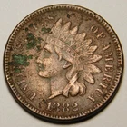1882 Indian Head Cent VF-Details / Corrosion "Coin Pictured - Not Cleaned"
