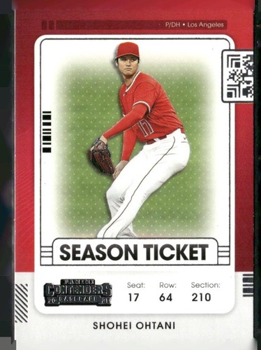 2021 Panini Contenders Season Ticket - Shohei Ohtani (#100)   Los Angeles Angels