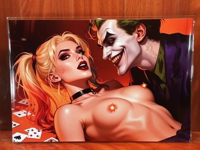 Super Secrets: Harleen & Arthur 11X17 85lb Satin Art Print By DKristof!
