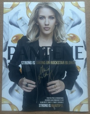 ELLIE GOULDING - PANTENE 2015 Full page UK magazine ad