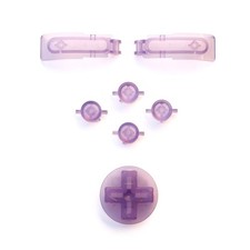 Super Nintendo SNES Controller Buttons Clear Purple Made in USA