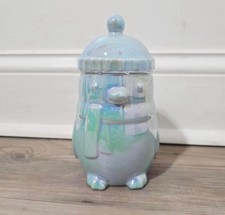 Starbucks Iridescent Ceramic Penguin Christmas Holiday Mug RARE NEW