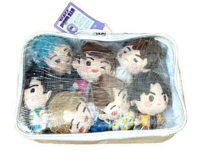 BTS Island In The SEOM TinyTAN Plüsch Schlüsselanhänger Komplettset 7 mit Etui