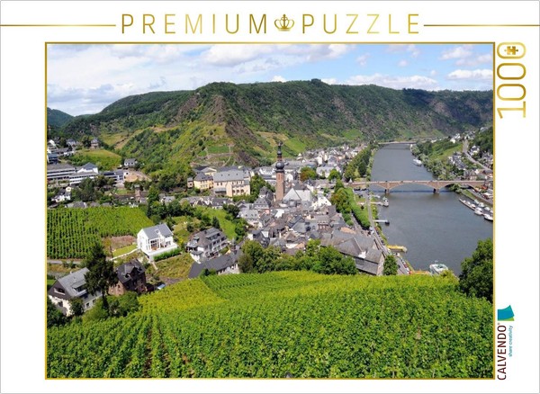 Calvendo Puzzle View Of The Town Of Cochem And The Vineyards | 1000 Pieces, Fini-image