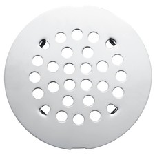 4-1/4-Inch Easy-to-Install Snap-in Shower Drain Cover Floor Drain Replacement...