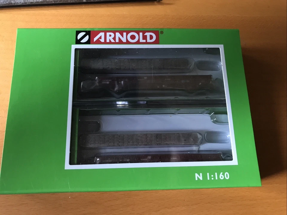 ARNOLD HN6581 : SET 2 WAGONS PLATS RENFE CHARGÉ DE SACS DE TABAC NEUFS EN BOITE - Imagen 3 de 4