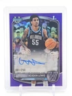 ACADEN LEWIS 2025-26 BOWMAN CHROME U 1ST PURPLE REFRACTOR AUTO /250 Q0859