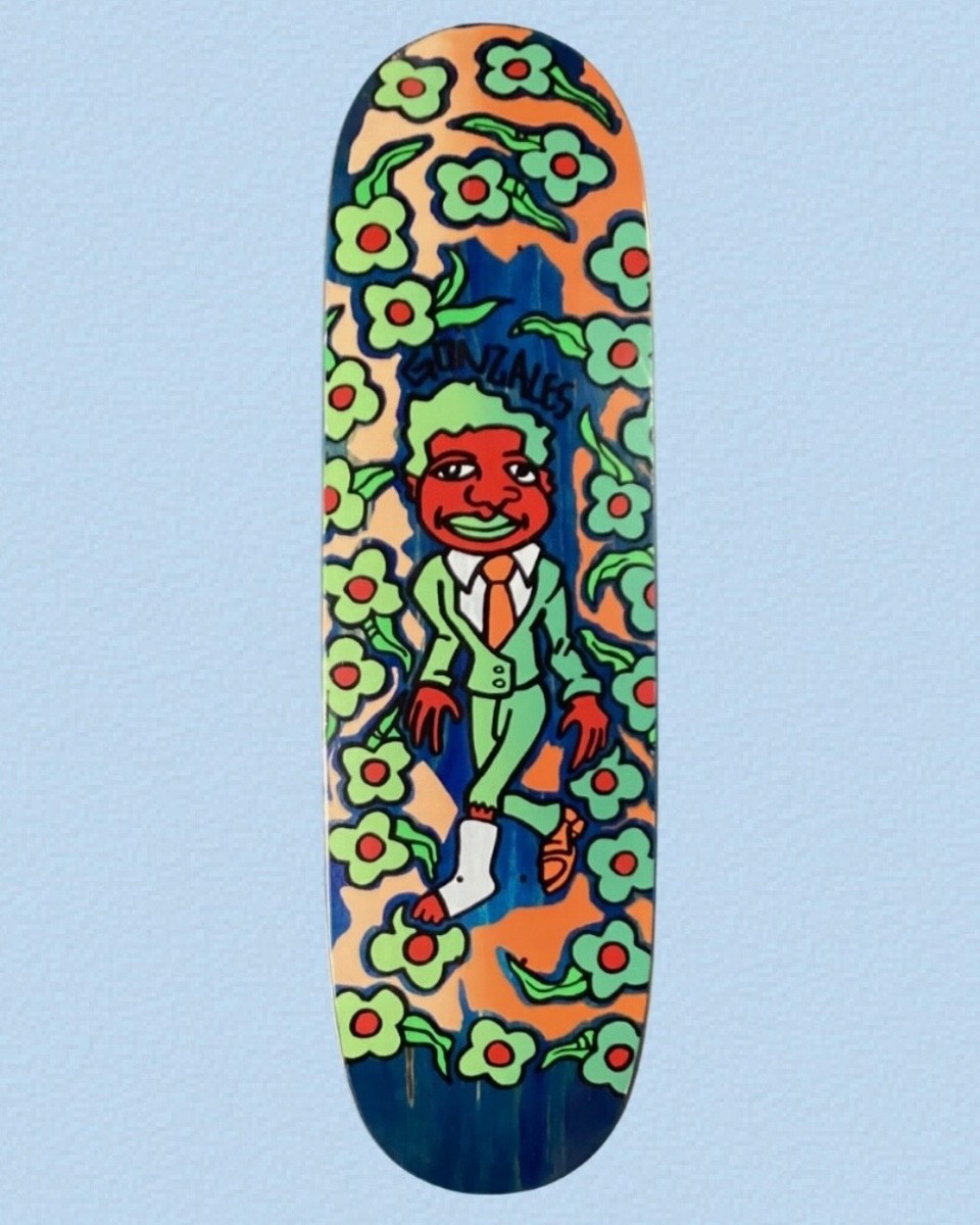 RARE Mark Gonzales Unofficial Gonz & Roses with Cast Green