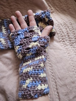 Crochet Fingerless Gloves Handmade New Multiple Colors To Choose From
