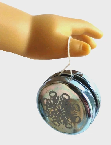 Blue Snowflake Toy Yoyo's Works with 18" American Dolls Doll