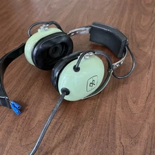 Vintage David Clark Aviation Headsets H5030 Untested