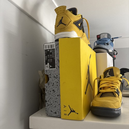 Size 6.5 - Jordan 4 Retro Mid Lightning - Picture 4 of 8