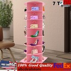7-Tier Rotating Shoe Rack Tower 360° Shoe Rack Storage For 28 Pairs Of Shoes PVC