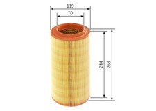 Luftfilter BOSCH 1 457 433 538 Filtereinsatz für AUDI A2 8Z0 TDI FSI