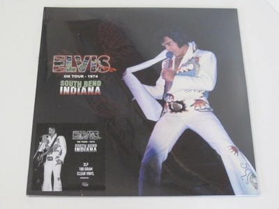 2 CLEAR Vinyl  Elvis Presley:  Elvis On Tour-1974 South Bend Indiana  (2026 MRS)
