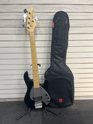 Sterling by Music Man StingRay 5   5 String Bass Black Maple Neck (A1G011420)