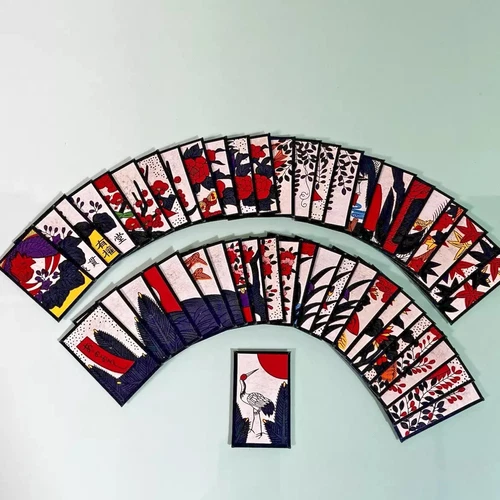 NINTENDO Hanafuda Tengu Vintage Tarjetas de Juego Japonesas Completas 48 Piezas Retro - Imagen 1 de 24