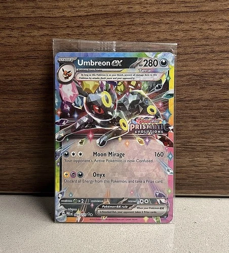Umbreon EX 060/131 Prismatic Evolutions Stamped Holo Sealed