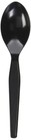 Genuine Joe Heavy Duty Plastic Spoons, Black, 1000 Count for Catering