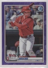 2020 Bowman Chrome Purple Refractor 64/250 Rhys Hoskins #26 0ms5
